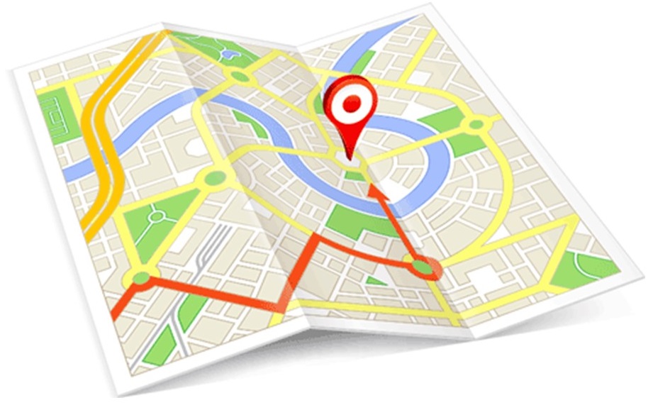 Illustration of a route across a map, preserved from CEMI’s legacy Mining Innovation GPS material